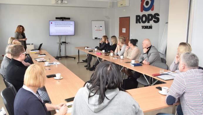 Zdjęcie ze spotkania Kujawsko-Pomorskiego Konwentu Centrów i Klubów Integracji Społecznej oraz OWES z naszego województwa