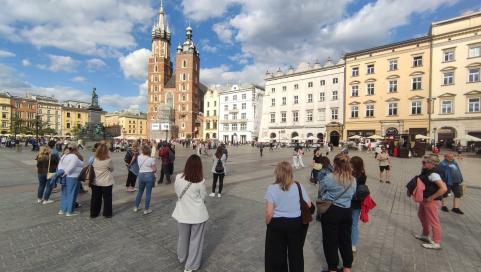 Uczestnicy wizyty studyjnej w Małopolsce