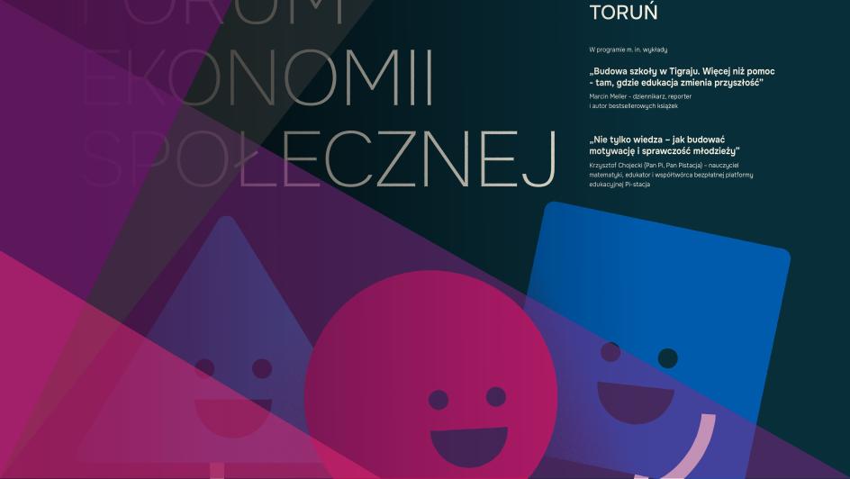 Plakat Forum Ekonomii Społecznej