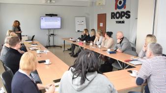Zdjęcie ze spotkania  Kujawsko-Pomorskiego Konwentu Centrów i Klubów Integracji Społecznej oraz OWES z naszego województwa
