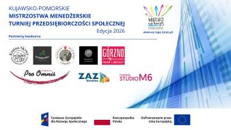 Plansza konkursu z logotypami partnerów